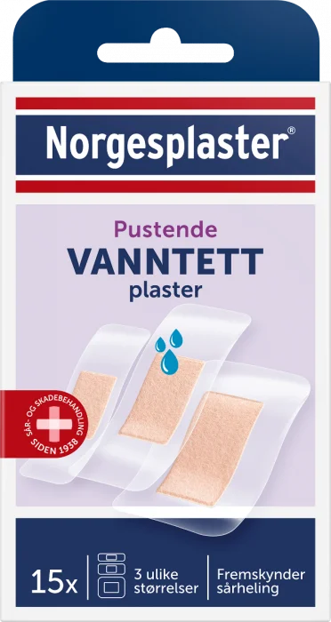 Norgesplaster Vanntett plaster 15 stk v:3110989 Norgesplaster Vanntett plaster 15 stk v:3110989