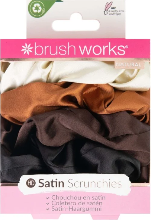 Brushworks Satin Scrunchies v:2945237