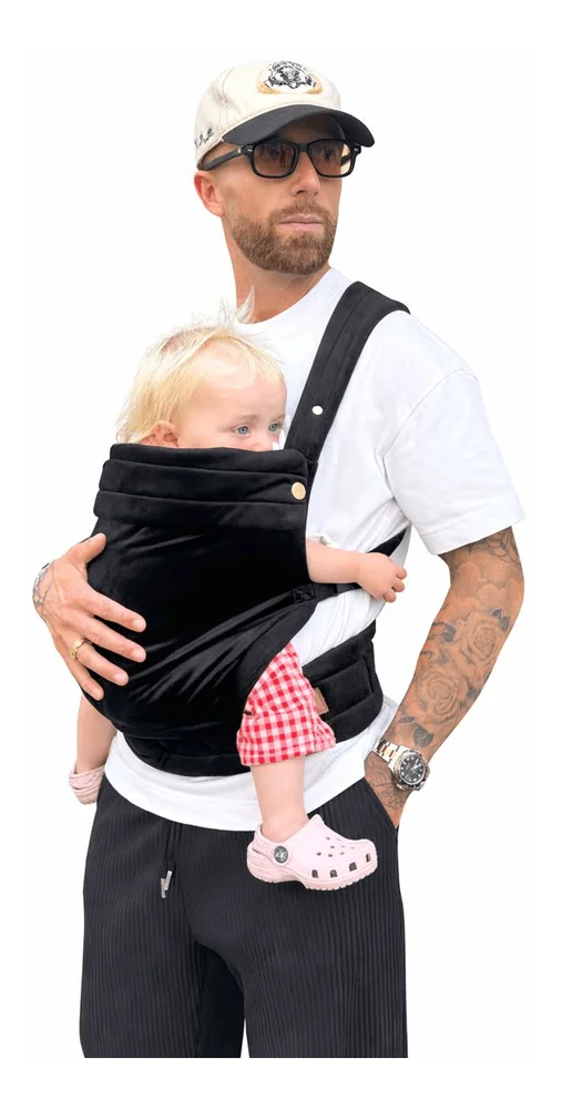 Bizzi Growin Velvet Bæresele – Onyx Black – 1 stk. v:8612138