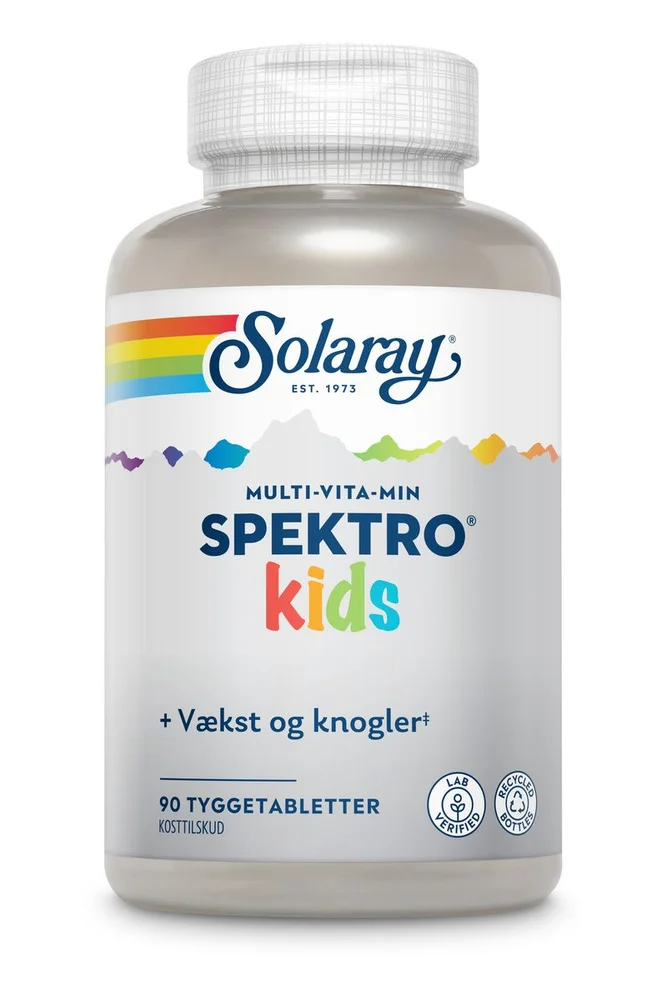 Solaray Spektro Kids Multi Vitamin – 90 tyggetabletter v:2857439 Solaray Spektro Kids Multi Vitamin – 90 tyggetabletter v:2857439
