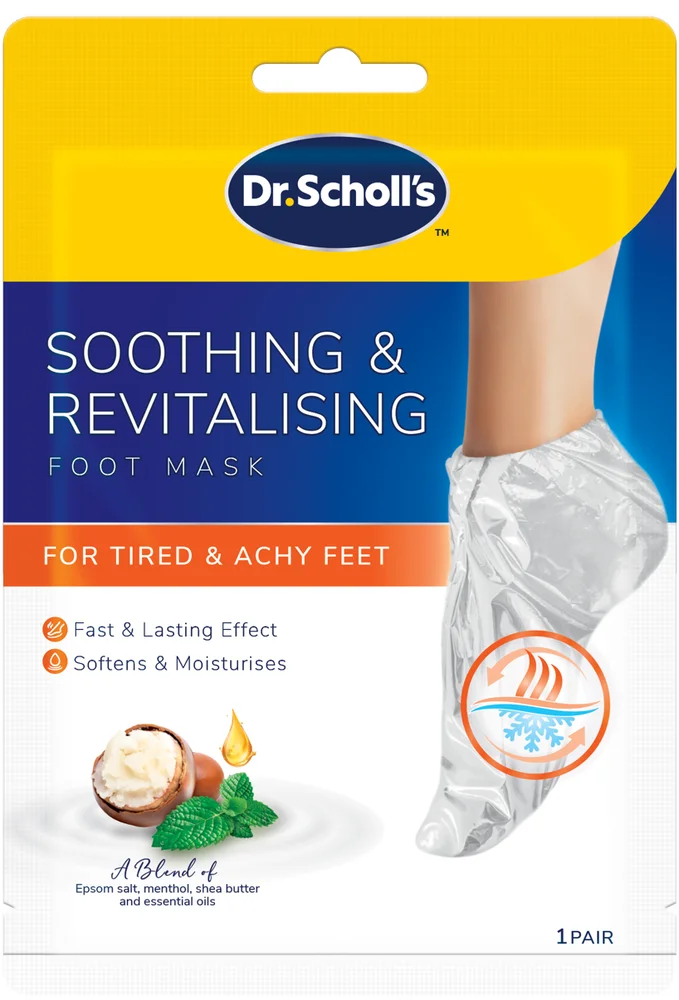 Dr. Scholl’s revitaliserende fotmaske med mentol v:2249247