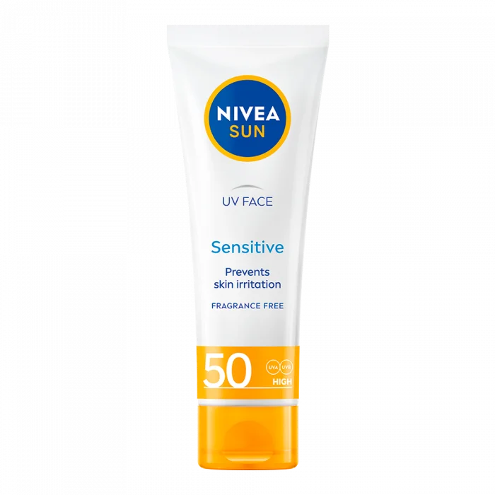 NIVEA Sun UV Face Sensitive Cream SPF50 50 ml v:2634931 NIVEA Sun UV Face Sensitive Cream SPF50 50 ml v:2634931