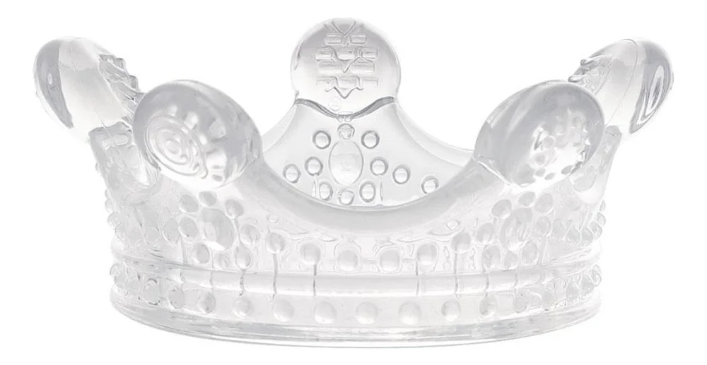 Haakaa Silicone Crown Teether – Clear – 1 stk. v:2513870