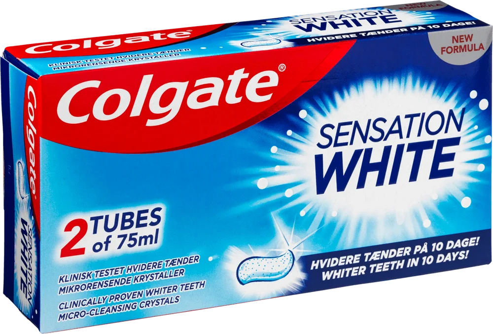 Colgate Sensation White Tannkrem – 2x75ml v:4314048 Colgate Sensation White Tannkrem – 2x75ml v:4314048