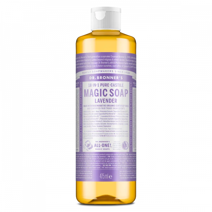 Dr. Bronner’s Magic Soap flytende såpe lavendel v:3572087 Dr. Bronner’s Magic Soap flytende såpe lavendel v:3572087