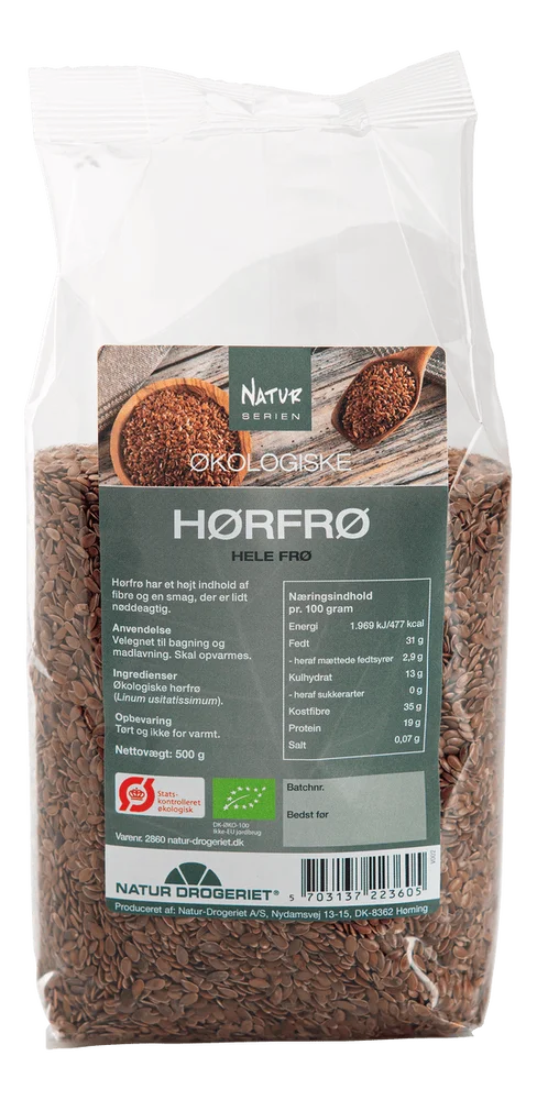 Natur-Drogeriet Linfrø Hele Ø – 500 g. v:3281680 Natur-Drogeriet Linfrø Hele Ø – 500 g. v:3281680