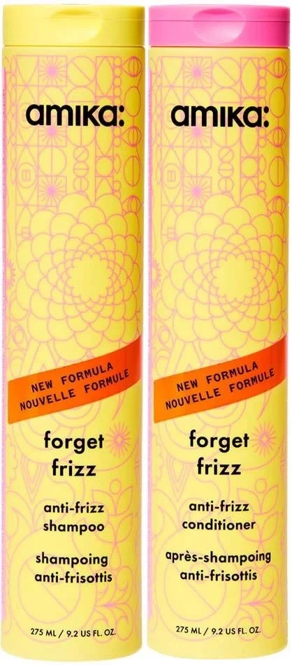 Amika Forget Frizz Anti-Frizz Bundle Shampoo 275 ml & Conditioner 275 ml v:6971627