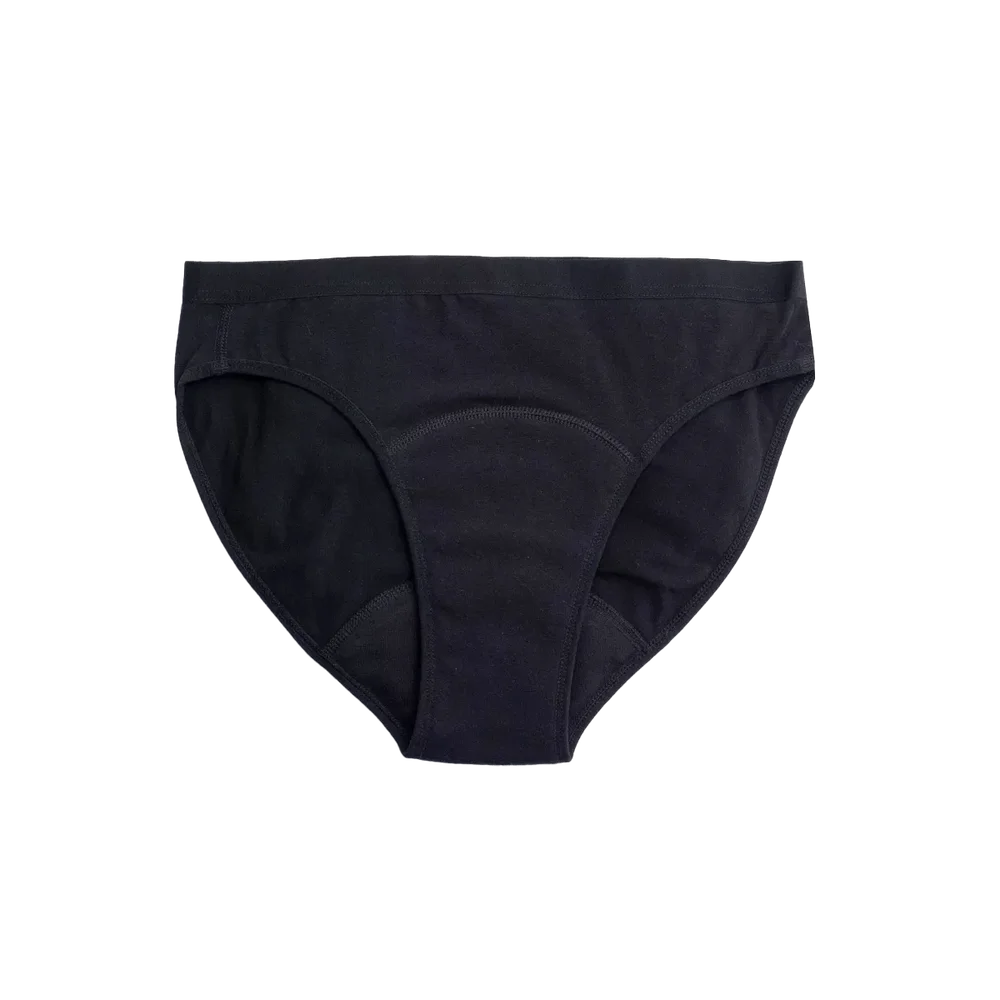 Imse Period Underwear Bikini Medium Flow, Black – Flere størrelser v:9378801