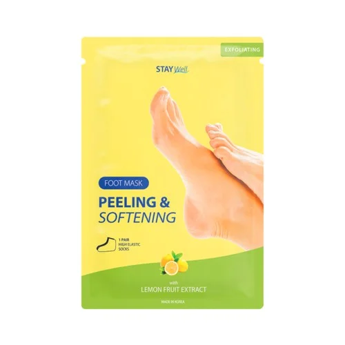 Stay Well Peeling & Softening Foot Mask Lemon v:1527993 Stay Well Peeling & Softening Foot Mask Lemon v:1527993