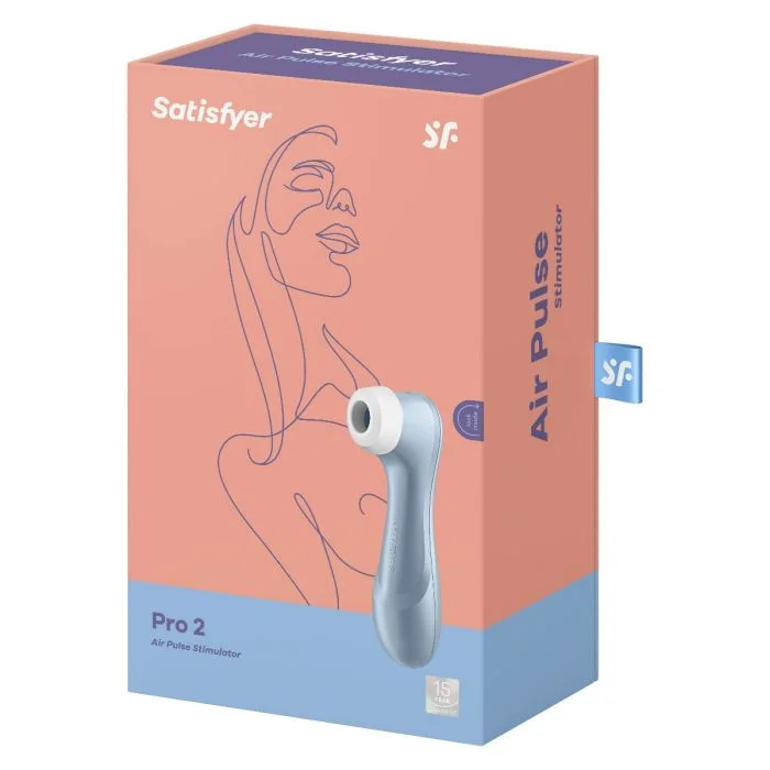 Satisfyer Pro 2 Blue lufttrykksvibrator 1 stk v:4241029