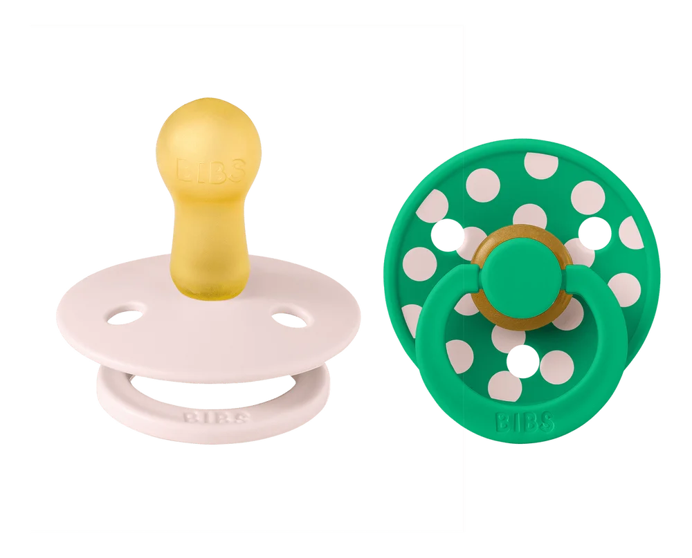 BIBS Pacifier Studio Colour Latex Polka Str. 2 Petal/Cactus – 2 stk. v:4713174 BIBS Pacifier Studio Colour Latex Polka Str. 2 Petal/Cactus – 2 stk. v:4713174
