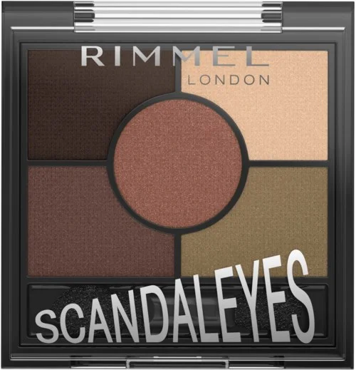 Rimmel Scandaleyes 6 Pan Palette Eyeshadow 002 Brixton Brown v:5503435