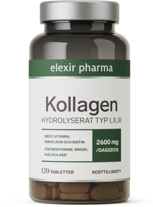 Elexir Pharma Kollagen typ I, II och III 120 stk v:4888537 Elexir Pharma Kollagen typ I, II och III 120 stk v:4888537