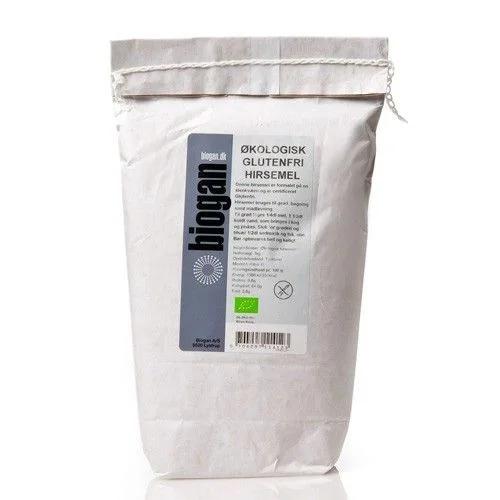 Biogan Hirsemel glutenfri Ø – 1 kg v:5877634 Biogan Hirsemel glutenfri Ø – 1 kg v:5877634