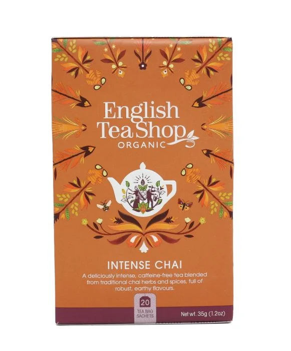 English Tea Shop Te Intense Chai (koffeinfri) 20stk v:8206328 English Tea Shop Te Intense Chai (koffeinfri) 20stk v:8206328