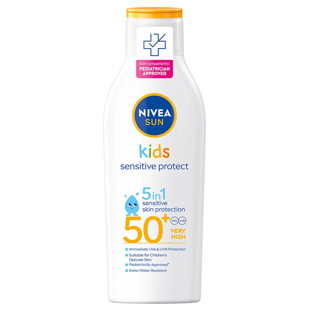 Sun Kids Sensitive Protect & Play Lotion SPF50+ 200 ml – NIVEA v:8881614 Sun Kids Sensitive Protect & Play Lotion SPF50+ 200 ml – NIVEA v:8881614