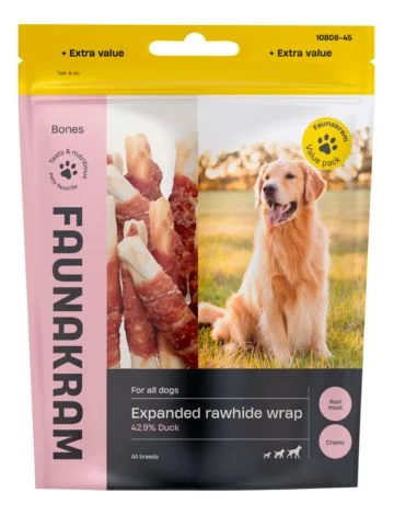 Faunakram Deilige råhudspinner m. and, valuepack – 300 g. v:2536697 Faunakram Deilige råhudspinner m. and, valuepack – 300 g. v:2536697