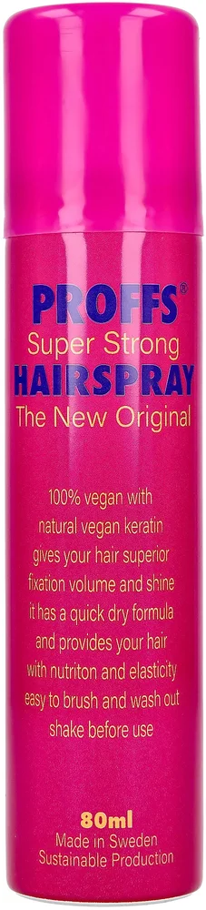 PROFFS STYLING Original Super Strong Hairspray Bag Size 80 ml v:7756758