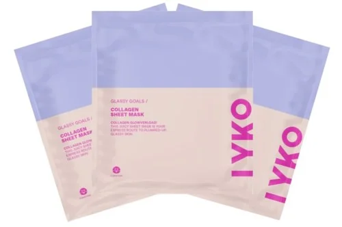 By Lyko Glassy Goals Collagen Sheet Mask Trio v:8060183 By Lyko Glassy Goals Collagen Sheet Mask Trio v:8060183
