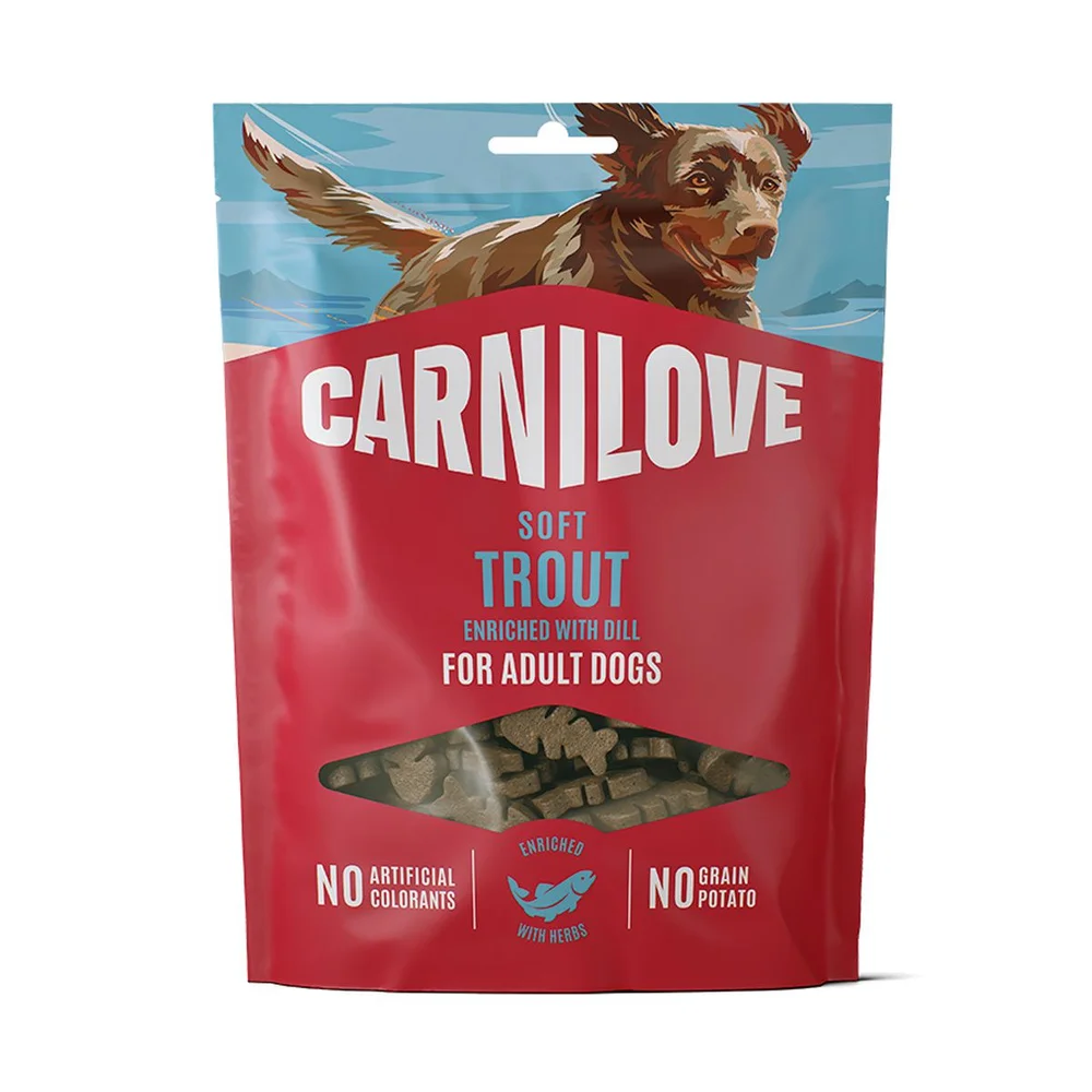 Carnilove Semi Moist Snack Ørret – 200 g v:3051840