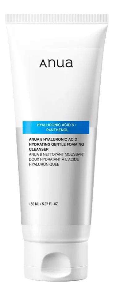 Anua 8 Hyaluronic Acid Hydrating Gentle Foaming Cleanser – 150 ml. v:1768573