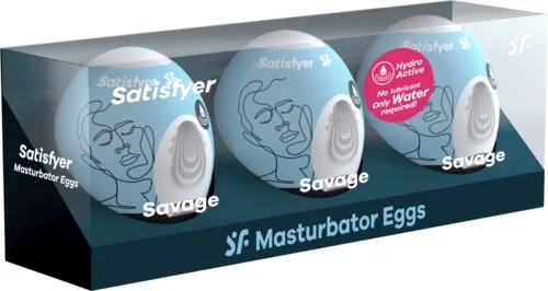 Satisfyer Masturbator Egg Set Savage 3 stk v:9834361 Satisfyer Masturbator Egg Set Savage 3 stk v:9834361