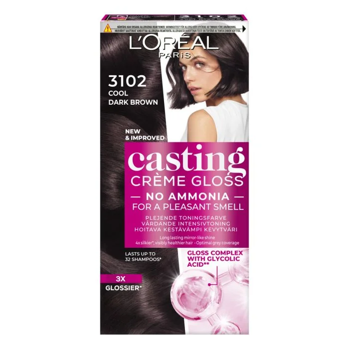L'Oréal Paris Casting Crème Gloss 3102 Cool Dark Brown v:8988326