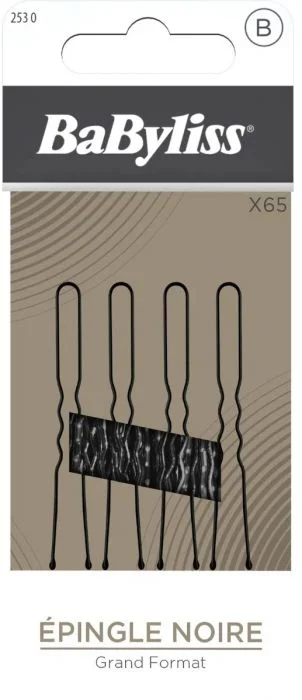 BaByliss Hair Pins U-shaped Black 65 stk v:1684863 BaByliss Hair Pins U-shaped Black 65 stk v:1684863