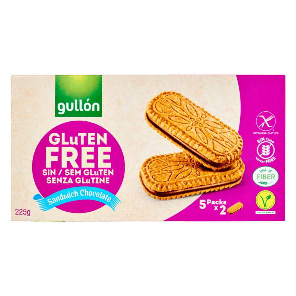 Gullón Glutenfri Biscuits Sjokolade – 225 g v:8107273