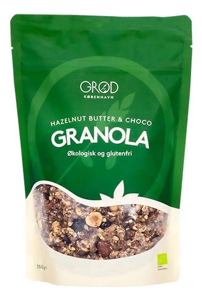 GRØD enhavn Granola m. Hazelnut Butter & Choco Ø – 350 g. v:1457286