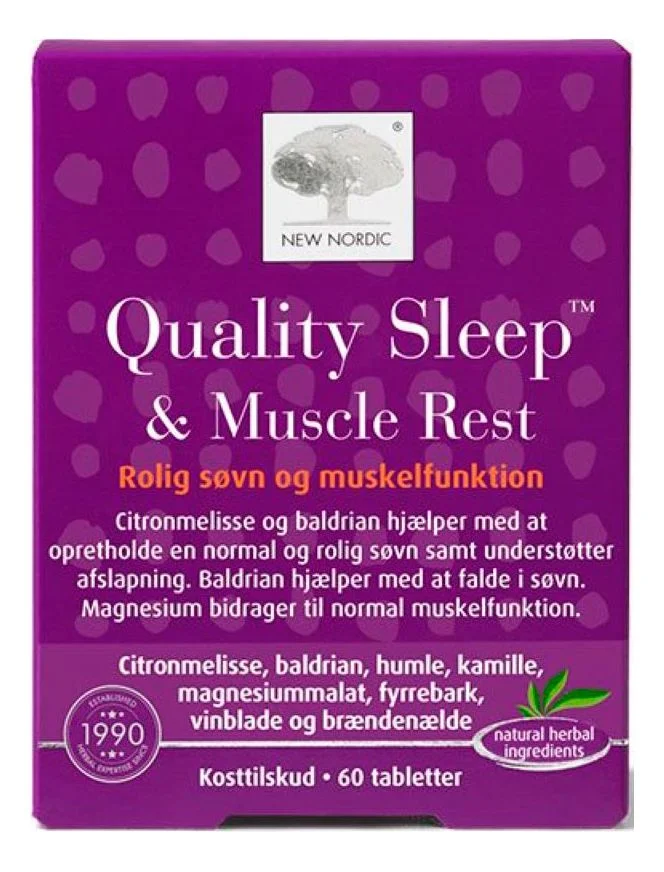New Nordic Quality Sleep & Muscle Rest – 60 tabl. v:8349217