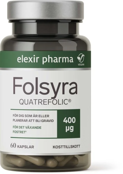 Elexir Pharma Folsyra 60 stk v:1101969 Elexir Pharma Folsyra 60 stk v:1101969