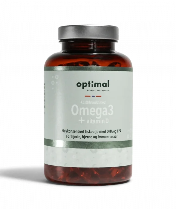 Optimal Nordic Nutrition Omega 3 + Vitamin D 120 stk v:4383566 Optimal Nordic Nutrition Omega 3 + Vitamin D 120 stk v:4383566