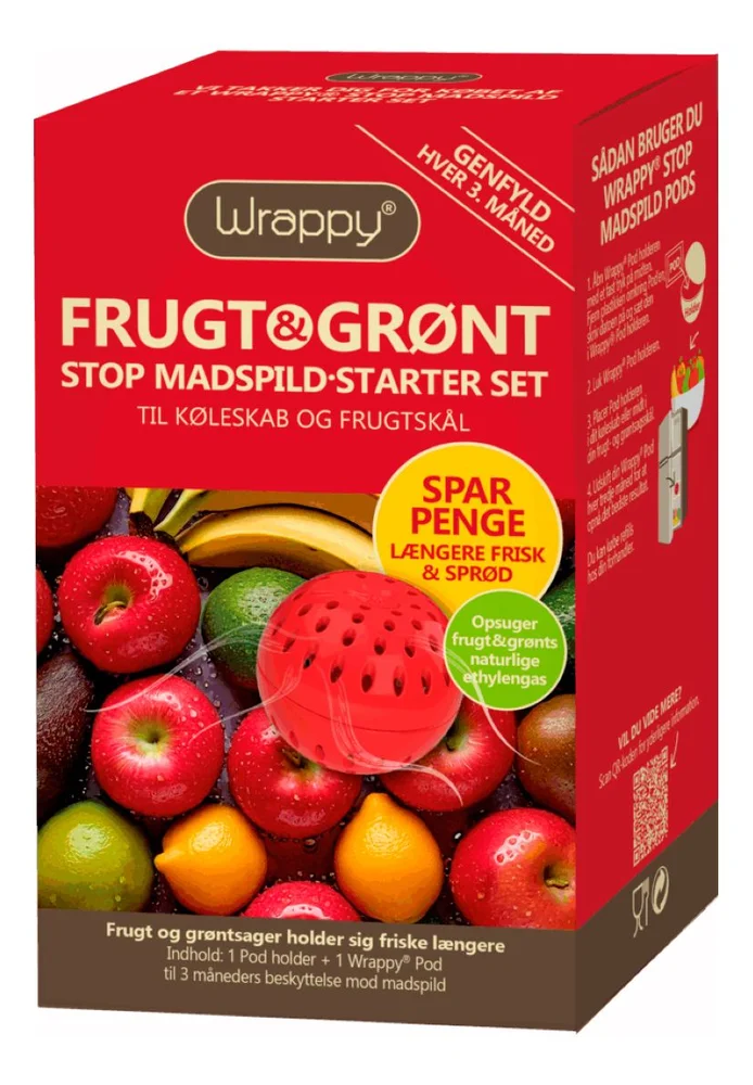 Wrappy Pods Starter Set til frisk frukt – 1 sett v:4955113 Wrappy Pods Starter Set til frisk frukt – 1 sett v:4955113