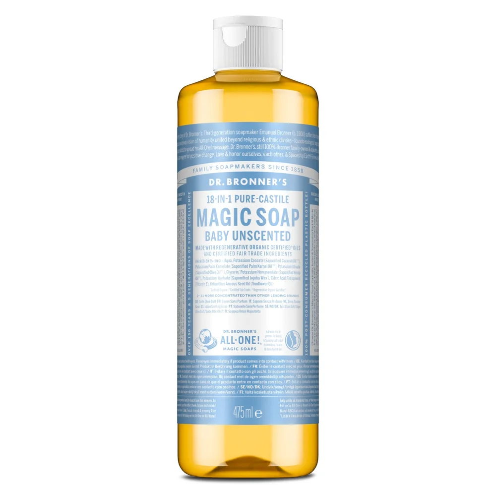 Baby Unscented Liquid Soap 475 ml – Dr. Bronner’s v:1413423