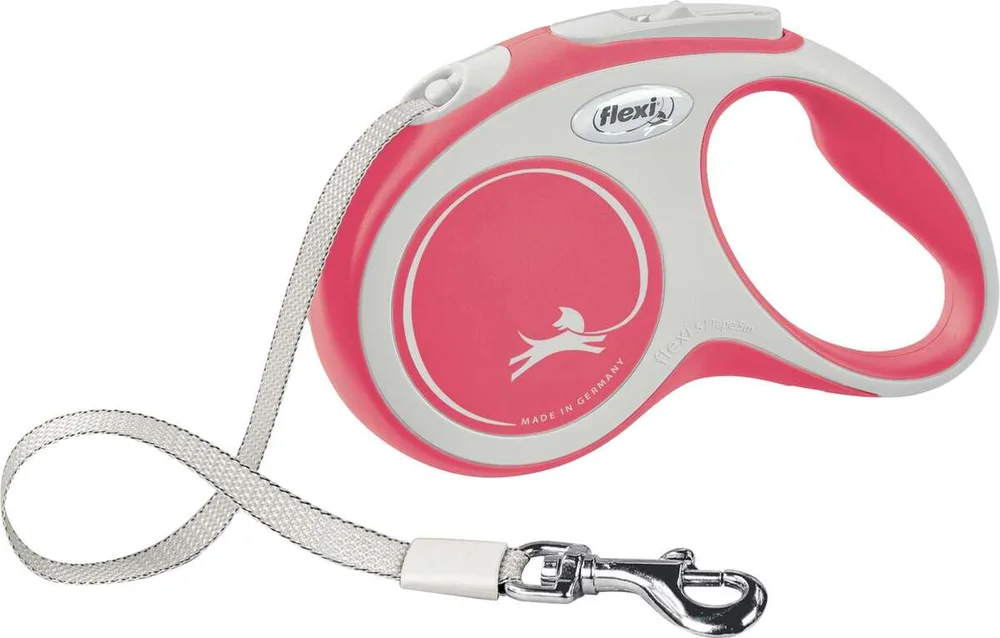Flexi New Comfort S bånd 5 m, 15 kg – rød v:7658067