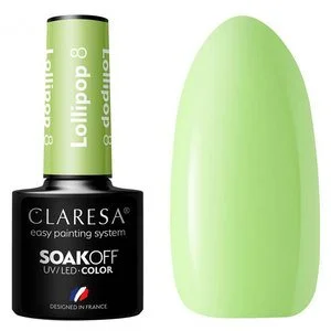 Claresa Nail Polish Hybrid Soak Off Lollipop 08 5ml v:6996082 Claresa Nail Polish Hybrid Soak Off Lollipop 08 5ml v:6996082