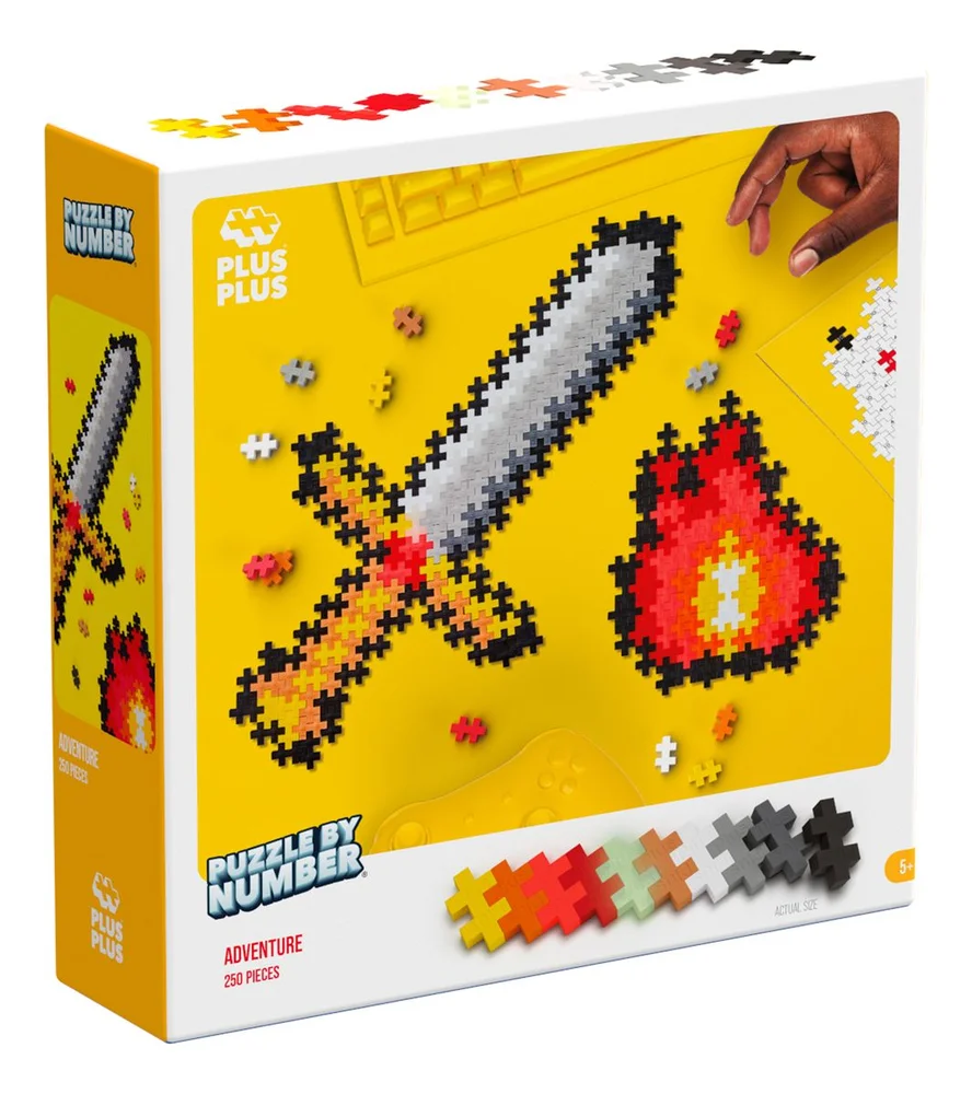Plus-Plus Puzzle By Number Adventure – 250 stk. v:3268322
