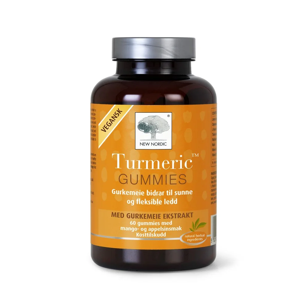 New Nordic Turmeric Gurkemeie Gummies - 60 stk. v:5284819