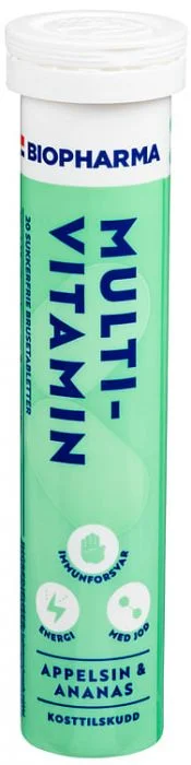 Biopharma Multivitamin Brusetablett v:8124330 Biopharma Multivitamin Brusetablett v:8124330