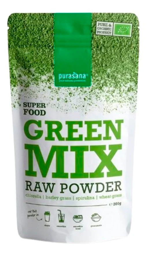Purasana Green Mix Powder – 200 g. v:1756886 Purasana Green Mix Powder – 200 g. v:1756886