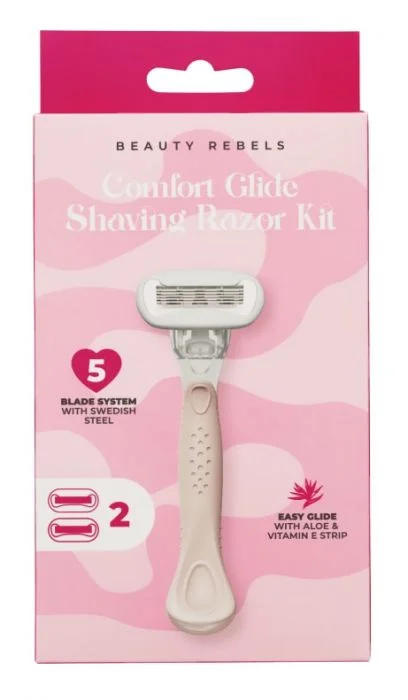 Beauty Rebels Comfort Glide Shaving Razor Kit v:8385851 Beauty Rebels Comfort Glide Shaving Razor Kit v:8385851