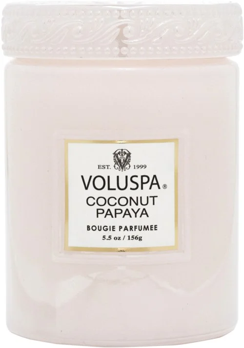 Voluspa Coconut Papaya Mini Glass Jar v:9623275