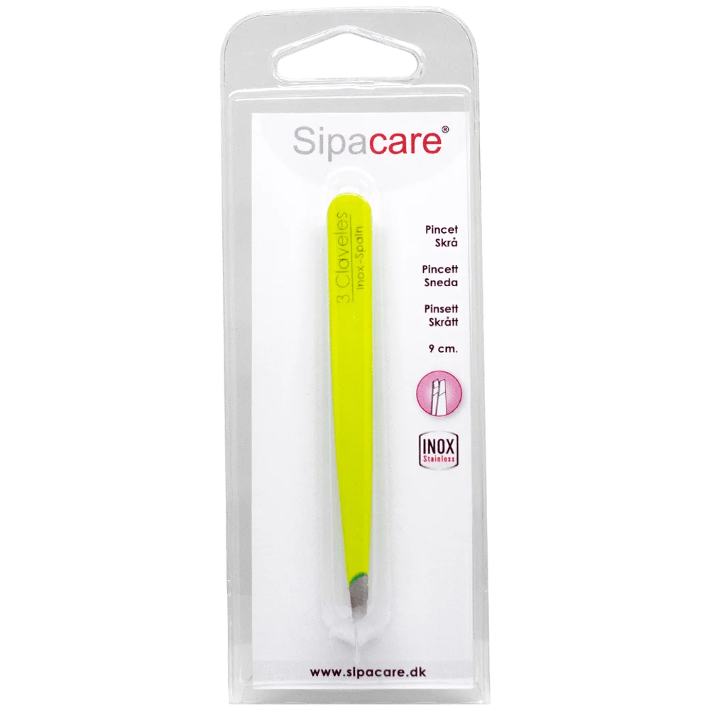 Sipacare Pinsett Skrå, grønn 9 cm v:9036314