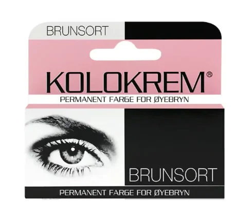 Kolokrem Øyenbrynsfarge Brunsort – Permanent farge til bryn v:7817792