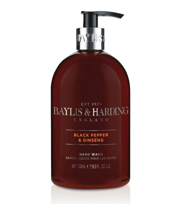 Baylis & Harding Signature Black Pepper & Ginseng Hand Wash 500 ml v:1337697 Baylis & Harding Signature Black Pepper & Ginseng Hand Wash 500 ml v:1337697
