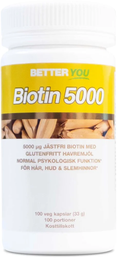 Better You Biotin 5000 100 stk v:7671301 Better You Biotin 5000 100 stk v:7671301