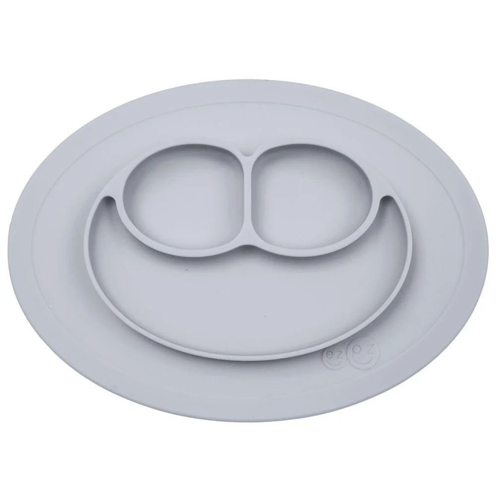 EZPZ Mini Mat – sklisikker tallerken – blågrå v:6492734 EZPZ Mini Mat – sklisikker tallerken – blågrå v:6492734