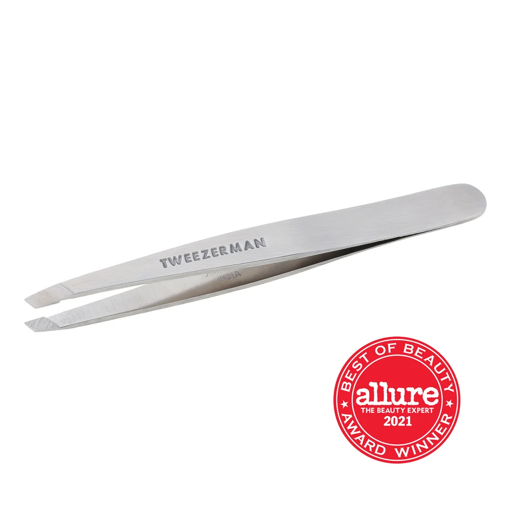 Tweezerman Slant Tweezer i rustfritt stål, presis pinsett v:6201688 Tweezerman Slant Tweezer i rustfritt stål, presis pinsett v:6201688