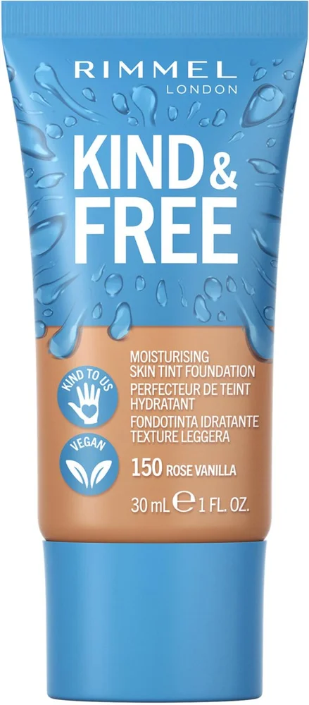 Rimmel Kind & Free Skin Tint Foundation Rose Vanilla 150 v:9057394
